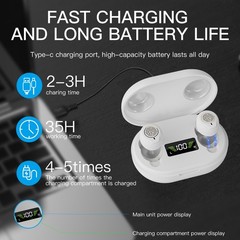 Pair Senior Digital Hearing Aids Rechargeable Sound Voice Amplifier For Elderly