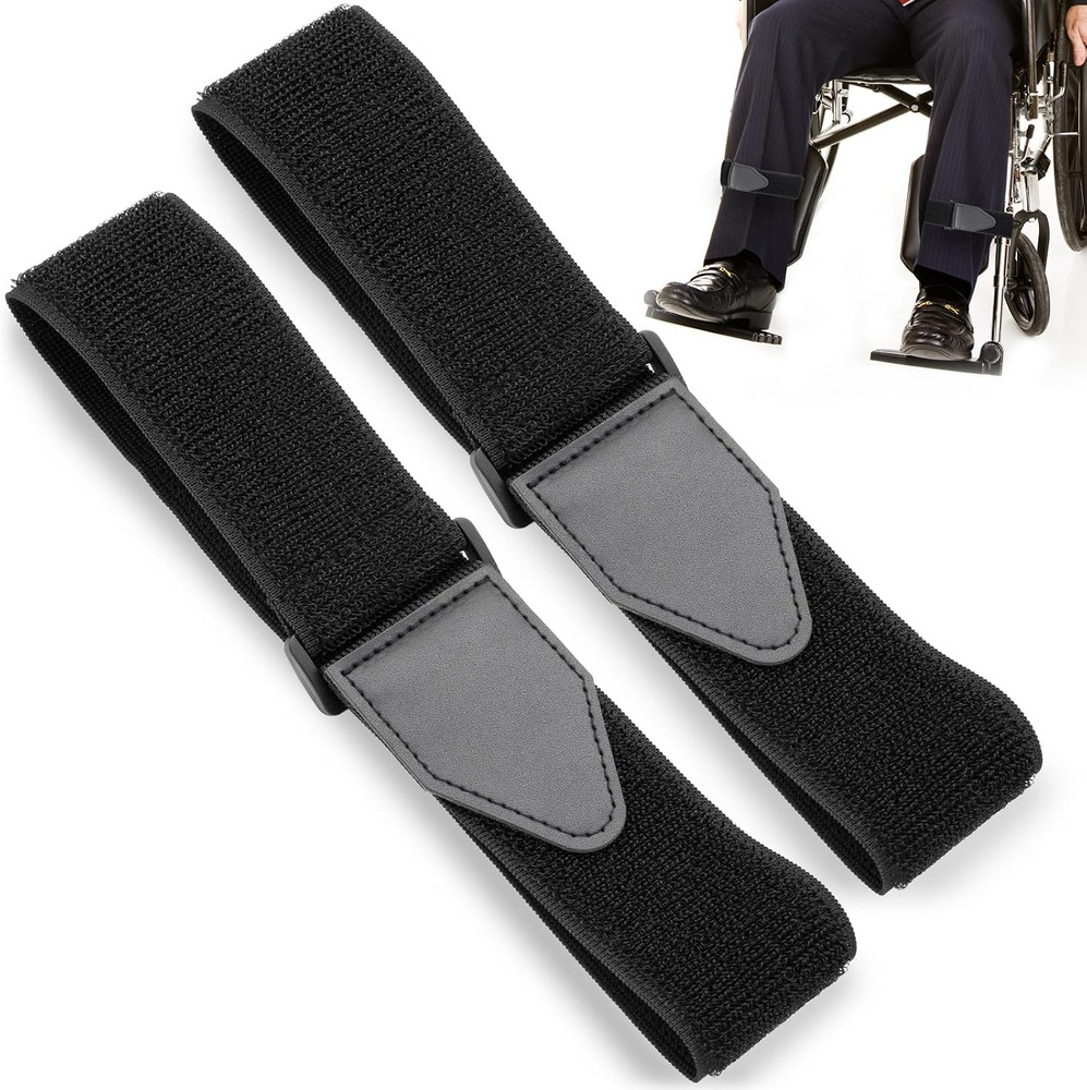 Wheelchair Leg Strap Wheelchair Footrest Straps Wheelchair Restraints for Elderl