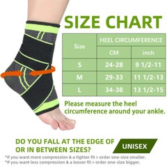 Ankle Support Compression Socks Foot Wrap Arch Heel Plantar Fasciitis Bandage