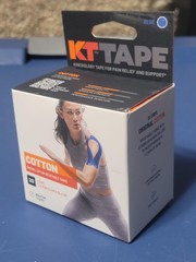 Cotton Kinesiology Tape – Water-Resistant, 10 Inch Strips, 20 Count