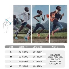 Knee Sleeve Compression Brace Support For Sport Gym Joint Pain Arthritis Relief