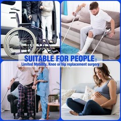 Compact Leg Lifter Strap with Ergonomic Grips – Perfect for Elderly Assistance