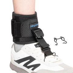 Adjustable AFO Foot Drop Brace for Walking, Zinc Alloy Hook, Fits Left/Right, S/