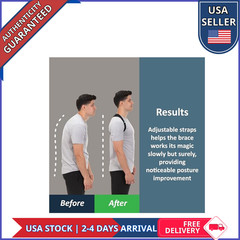 ComfyBrace Posture Corrector Adjustable Back Brace Shoulder Support Pain Relief