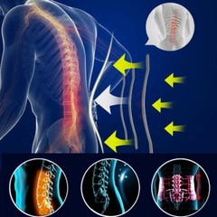 Back Brace Herniated Disc Lumbar Waist Support Belt For Lower Pain Relief Girdle