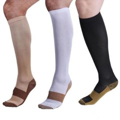 6 Pack Compression Socks (20-30mmHg) Moisture Wicking Cotton Support Stocking US