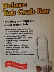 MIDLINE DELUXE TUB GRAB BAR FOR YOUR SAFETY AND SUPPORT