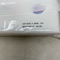 McKesson Unscented White Washcloth Wipes 48ct x3 (144) WPWU48
