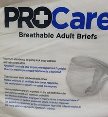 🚨 64 Count Disposable Breathable Unisex Adult Briefs Diapers Medium 32″-44″