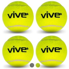 Vive Tennis Balls for Walkers, Pre Cut (4 PCS) – Precut Walker Yellow