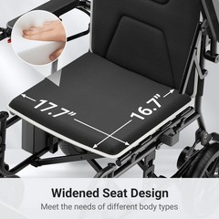 4 Wheels Mobility Scooter Power Wheel Chair Electric Device Compact for Travel