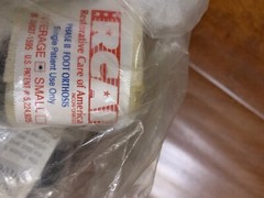Vintage RCAI Foot Orthosis Phase II Boot Brace + inversion eversion kit L Or S