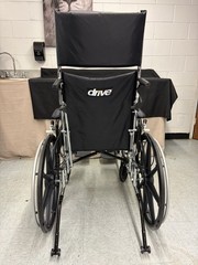 FOR CHARITY:Drive Viper Plus GT 18″ Reclining Wheelchair w Desk Arms pla418rbdda