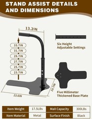 yeezoo Couch Stand Assist, Adjustable Height W/ Non-slip Handle, 300 lb Max