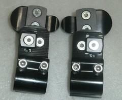 SET OF 2 WHEELCHAIR BACK SUPPORT BRACKET GOOD AS PICTURE