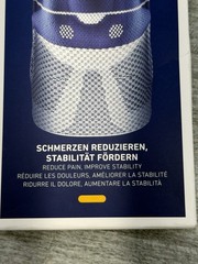 Bauerfeind GenuTrain Knee Support Brace Kniebandage Size 3C Comfort Black Blue
