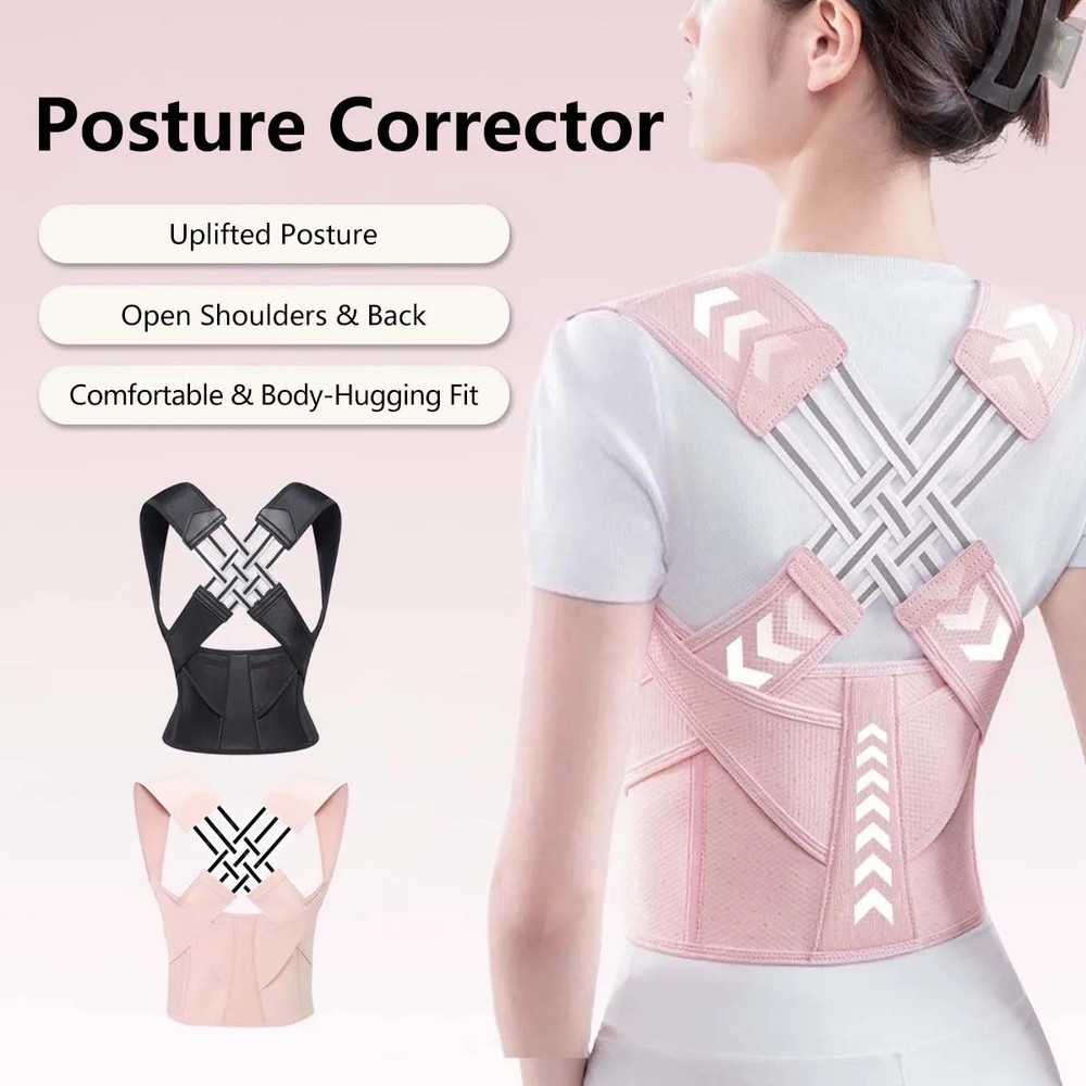 Back Brace Posture Corrector Women Men Shoulder Straightener Adjustable Support