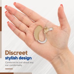 Ultra-Compact Behind-The-Ear Hearing Aid with Noise Reduction Technology