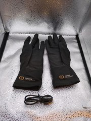 Copper Compression CopperVibe Vibration Heat Therapy Gloves Black (1 Pair)