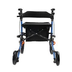 NEW Adjustable Rollator Walker 6 levels of 8 Wheels Compact Folding Lightweight