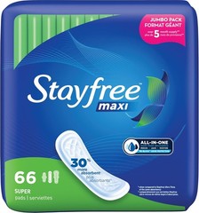 Maxi Pads for Women – Super Absorbency, 66 Count – Ultimate Comfort & Protection