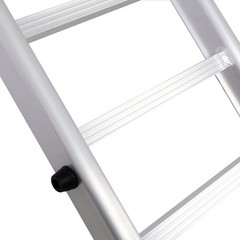 Silver 1400LB Aluminum Ramp Pair 2in1 Tailgate Extender ATV Mower Motorcycle