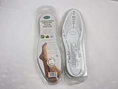Comfort Antibacterial Insoles Ultra Fresh Memory Foam Cut to Fit 2 Pack Unisex