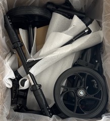 BlessReach Knee Walker 818-2022 Foldable Adjustable All-Terrain 300 lb Black