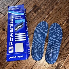 Powerstep Full Length Orthotic Arch Heel Support Original Size D Men 7 Women 9
