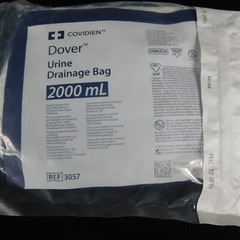 Lot of 8 Covidien Dover Urine Drainage Bag 2000ml REF 3057 SEALED