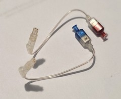 Brand New Pair of Oticon Speaker Units Minifit Wire, Size 2, 85 dB-L n R-USA