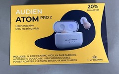 Audien Hearing Atom Pro 2 Rechargeable, over the counter, Hearing Aid, 0.6 lb 3