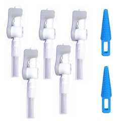 Best Drainage Catheter Valves 5 Pack and Two Plugs Easy to Use Lever Tap Easily
