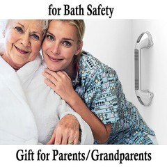16.5inches Balance Assist Bathroom Shower Handle,Suction Bath Grab Bar with I…