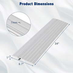1″2″3″4″5″ Door Threshold Ramp Adjustable Aluminum Threshold for Exterior Doors