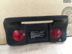 **W3431 MOBILITY SCOOTER LOWER REAR TAIL PANEL BLACK w/ RED ‚TAILLIGHTS‘ ~PART