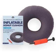 Dr. Frederick’s Donut Cushion 18″ Inflatable Ring Tailbone Pain Hemorrhoid Seat