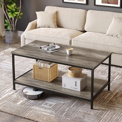 Saygoer Coffee Table Simple Modern Rectangular Center Table Open Space
