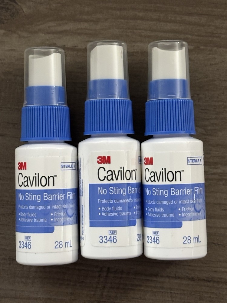 3M Cavilon No Sting Barrier Film Spray #3346 (28ml) Lot Of 3 Exp 2028