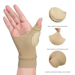 Thumb Wrist Compression Brace with Gel Pad Arthritis Support Gloves 1 Pair