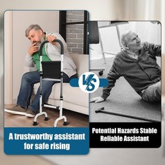 Stand Assist Aid for Elderly – 6 Adjustable Heights 30.7-36.6″ 300lb Capacity…