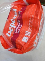 Vintage SEALED Depend Underpads Bed Size Adult 18 Pack 1990 Estate New
