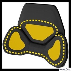 [Kaji EXGEL] Hug Drive Back Cushion HUD01-BK Pelvic Support While Driving Japan