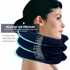Inflatable Cervical Neck Traction Device Collar Brace Support Pain Relief