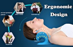 NECK STRETCHER PILLOW ORTHOTIC CERVICAL TRACTION DEVICE PHYSICAL THERAPY RELAXER