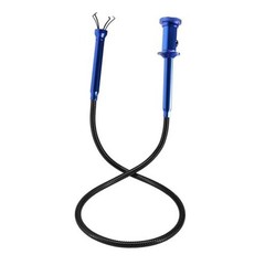 Flexible Claw Grabber Tool Claw Picker 24.4in, Bendable Hose Reacher Claw Blue