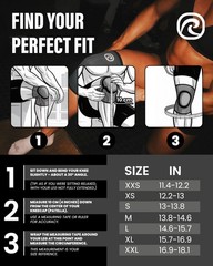 Rehband 5mm Neoprene Knee Sleeve, Compression Support, Black, M, 1 Pair
