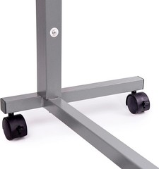 Vaunn Medical Adjustable Overbed Table with Wheels – Hospital & Home Use