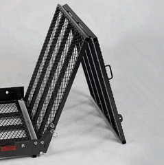 Titan Ramps 500lb Hitch Mount Wheelchair Scooter Carrier Folding Ramp 2″