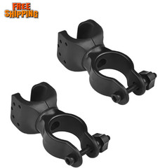 2 Pack Black Durable Walking Stick Holders, Cane Holder, Wheelchair